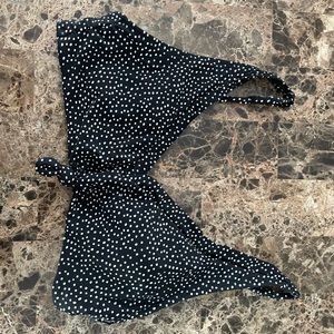 Polka dot swim top